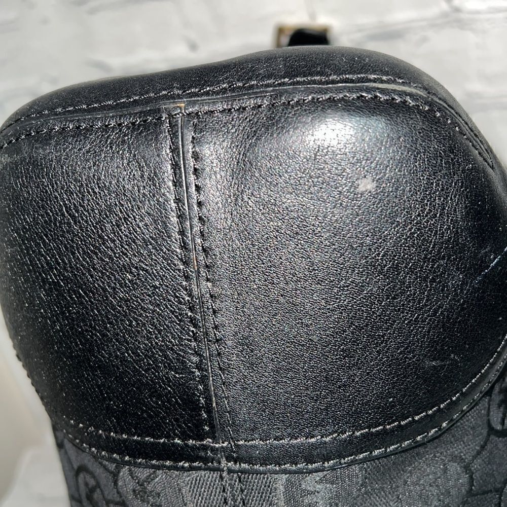 Michael Kors Black Signature Canvas and Leather Millbrook Hobo - Picture 8 of 14